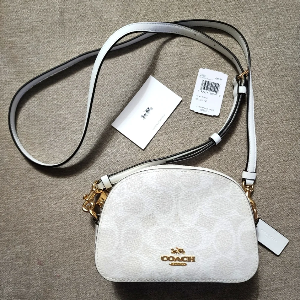 新品 コーチ COACH ショルダーバッグ MINI SERENA CROSSBODY ホワイト 白 COACH - 新品 コーチ COACH ショルダーバッグ ミニ セレナ クロス